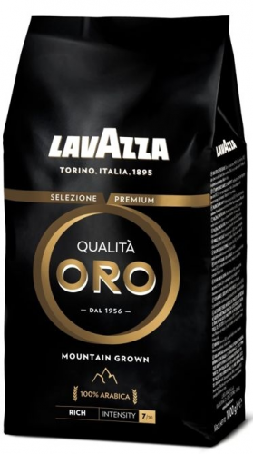 Lavazza Grains De Café Qualita Oro Mountain Grown 1kg Doré