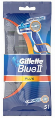 GILLETTE BlueII Plus vienreizējie skuvekļi 5 gab.