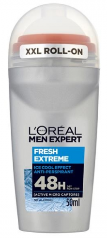 L'Oréal Men Expert Roll on Fresh Extreme antiperspirants ar rullīti 50ml