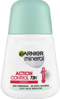 GARNIER Roll-on Mineral Action Control - Antiperspirants ar Rullīti 50ml
