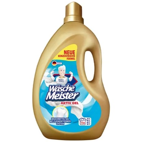 WASCHE MEISTER Active gel veļas mazgāšanas līdzeklis 4l