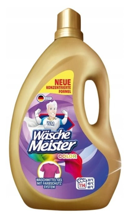 WASCHE MEISTER Color gel veļas mazgāšanas līdzeklis 4l