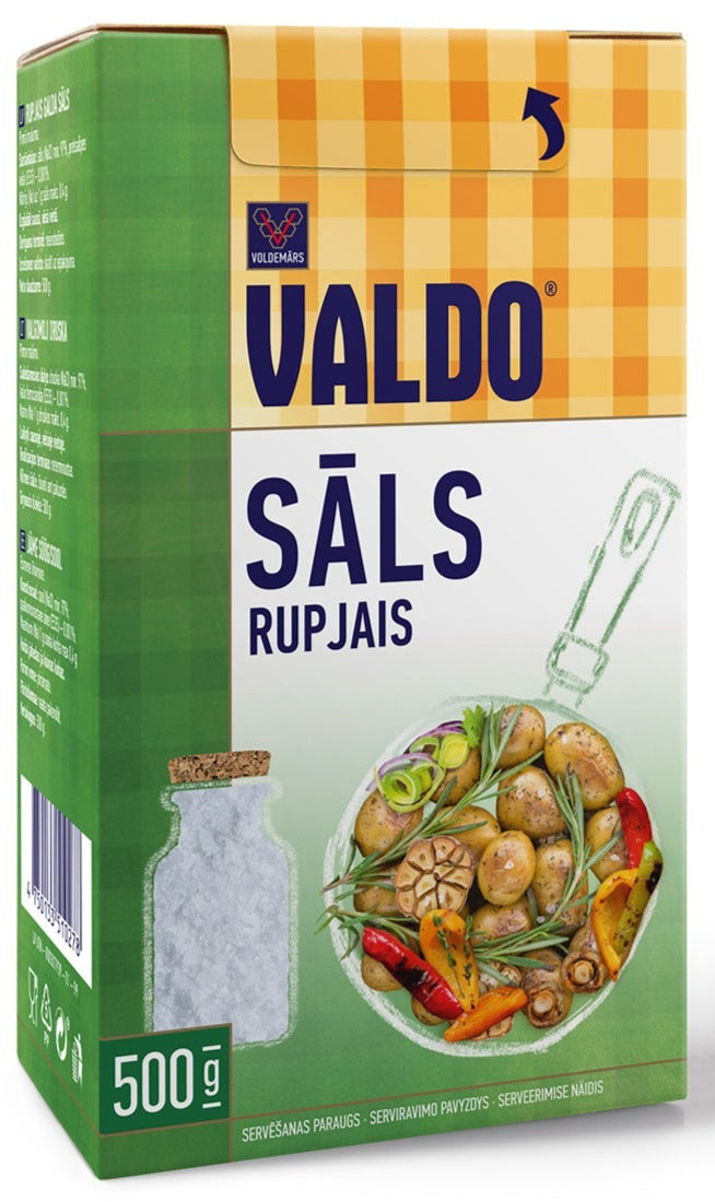 VALDO sāls rupjais 0.5kg