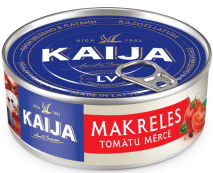 KAIJA makreles tomātu mērcē 240g