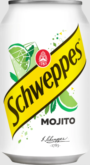 SCHWEPPES Mojito gāzēts dzēriens, bundža 0.33l