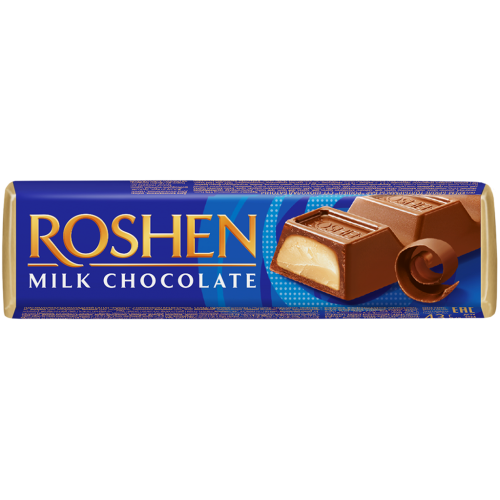ROSHEN Piena šokolāde ar krēmbrulē pildījumu 43g