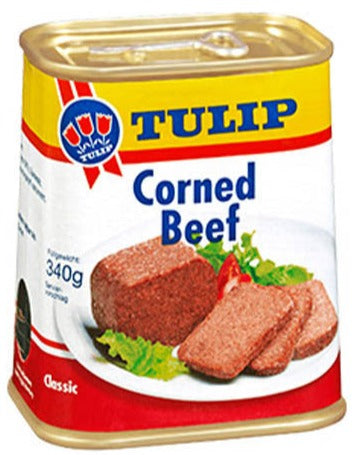 TULIP Corned Beef  liellopa gaļas konservi 340g