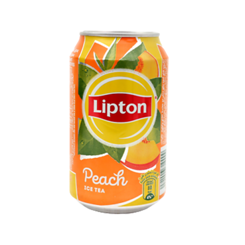 LIPTON Peach ledus tēja 0,33l, bundža