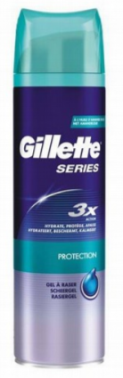 GILLETTE Protection 3X Action skūšanās gēls 200ml