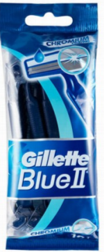 GILLETTE Blue II vienreizejie skuvekļi 10 gab.