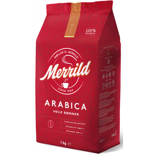 MERRILD  Arabica kafijas pupiņas 1kg