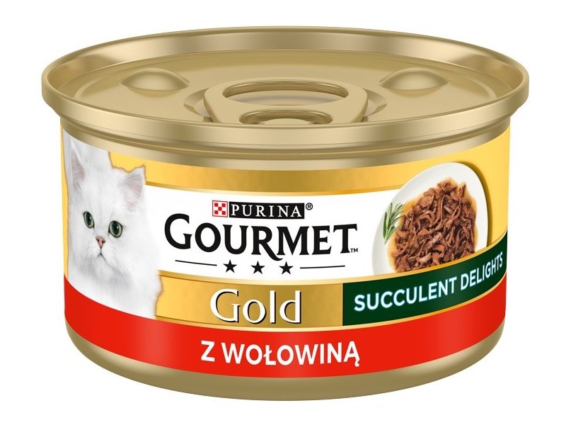 GOURMET GOLD Delights konservs kaķiem (liellops) 85g
