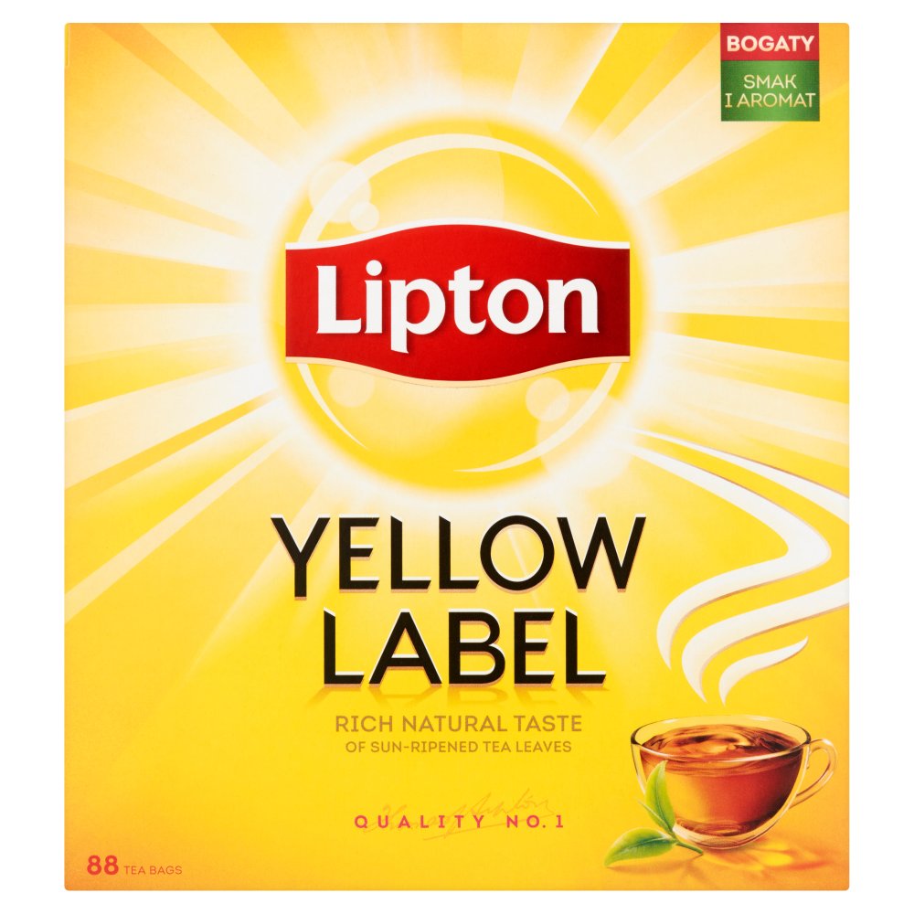 LIPTON Yellow Lable melnā tēja 180g