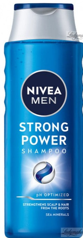 NIVEA Men Strong Power šampūns 400ml