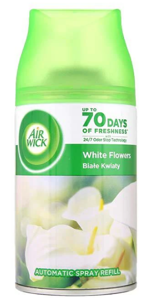 AIR WICK Freshmatic White Flower automatiska gaisa atsvaidzinataja rezerve 250ml