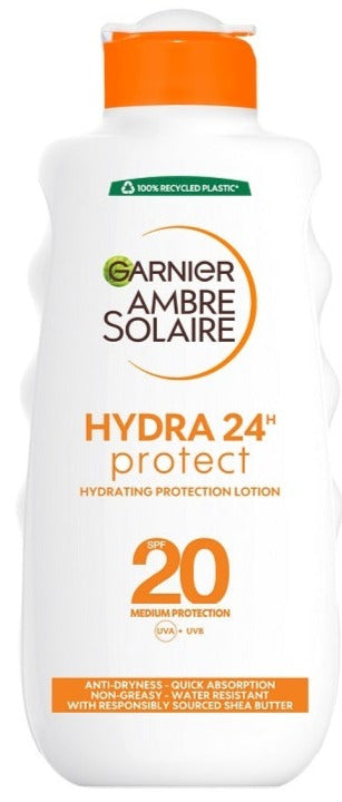 GARNIER Amber Solaire Hydra24 protect SPF15 sauļošanas losjons 200ml