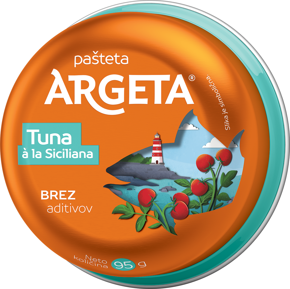 ARGETA pastēte tunča Siciliana 95g