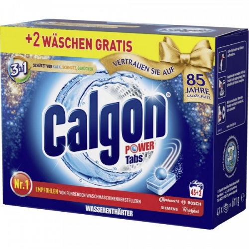 CALGON ūdens mīkstinātājs 45+2 tabletes