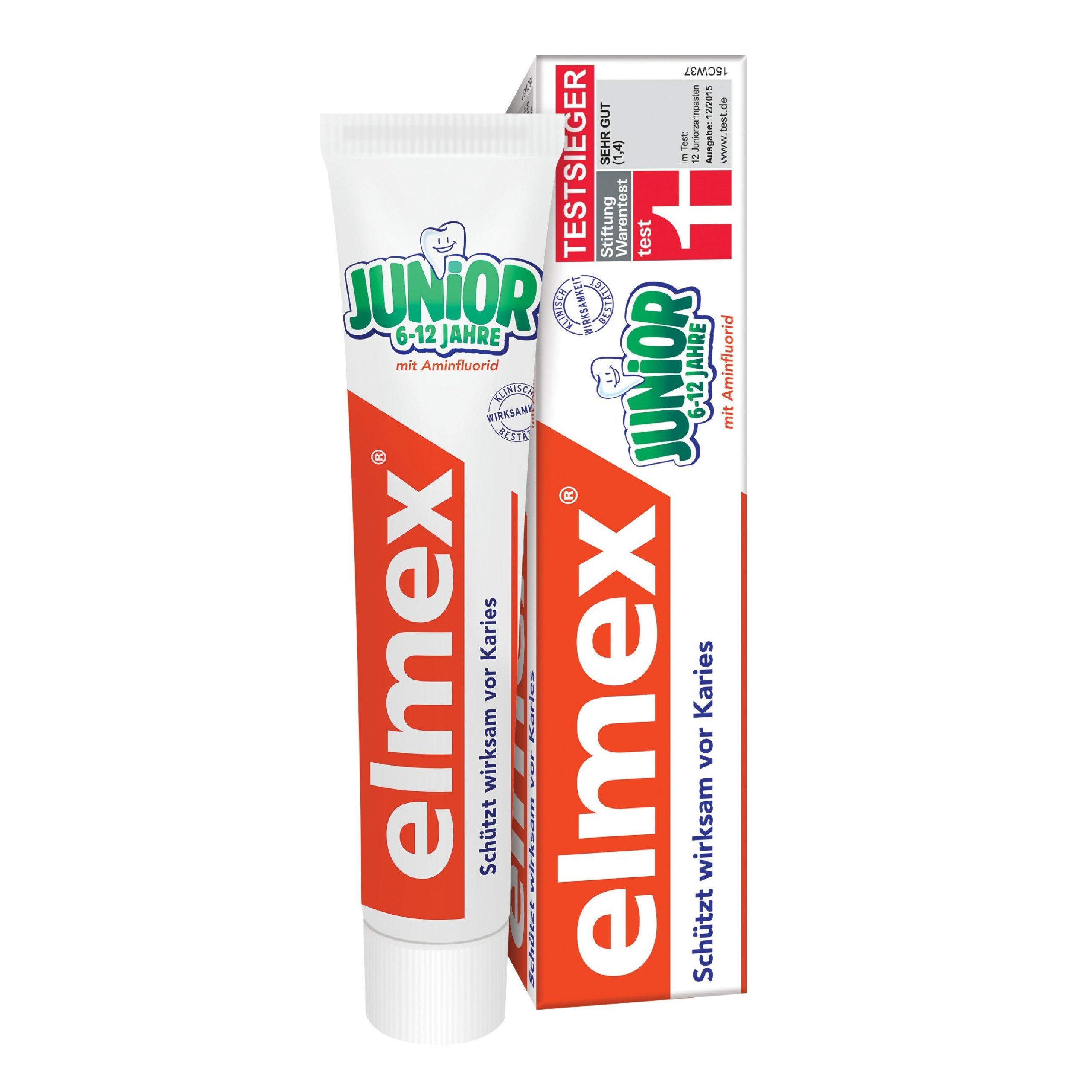 ELMEX Junior zobu pasta 6-12 gadi 75ml