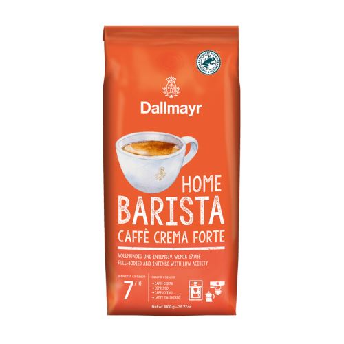 DALLMAYR Home Barista Caffe Crema kafijas pupiņas 1kg