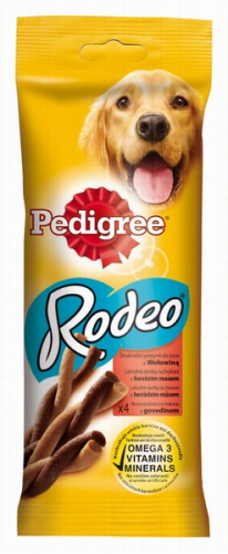PEDIGREE Rodeo gardums suņiem 4 gab. - 70g