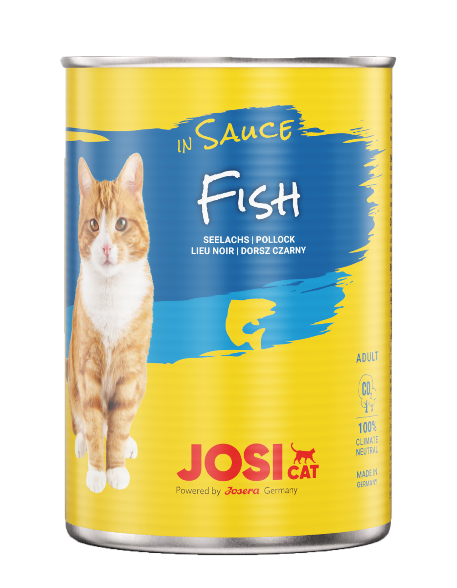JOSERA JosiCat Fish in sauce konservi kaķiem 415g