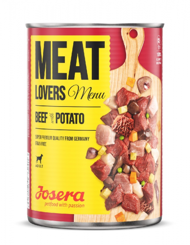 JOSERA Menu Beef with Potato konservi suņiem 800g