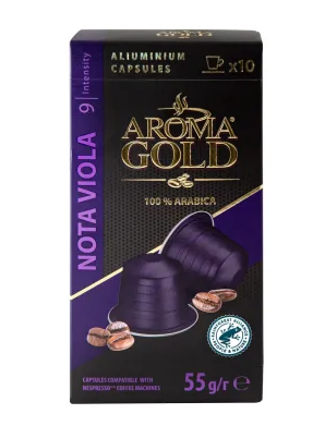 AROMA GOLD Nota Viola kafijas kapsulas 10 gab., 55g