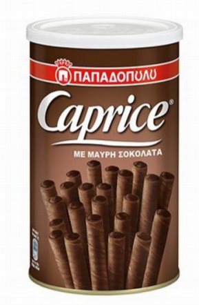 CAPRICE Dark chocolate vafeļu standziņas 250g