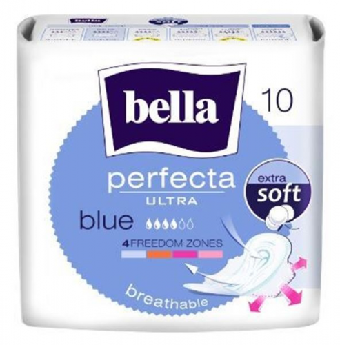 BELLA Perfecta Ultra Blue Soft higiēnas paketes 10 gab.