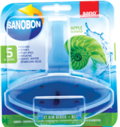 SANO Sanobon Blue Apple tualetes bloks 55g