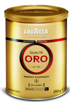 LAVAZZA Qualita Oro malta kafija bundža 250g