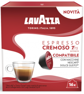 LAVAZZA Espresso Cremoso kafijas kapsulas 16 gab.